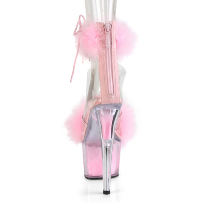 Pleaser Sandalias para mujer ADORE-724F CLR-B. Piel rosa / b. Piel rosa