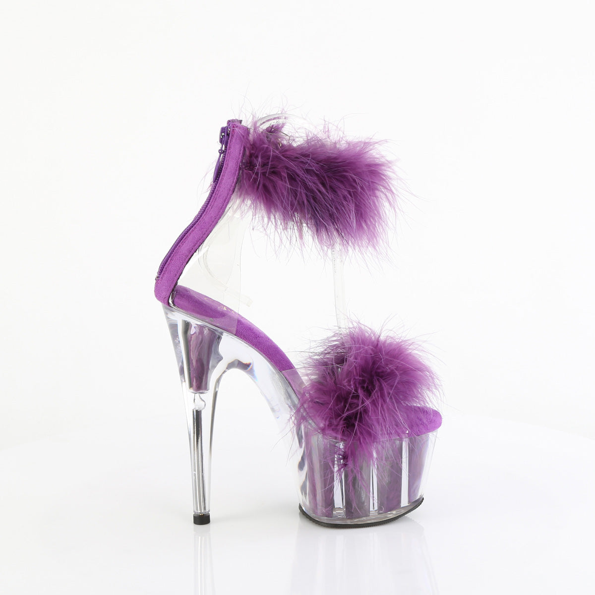 Pleaser   ADORE-724F Clr-Purple Fur/M