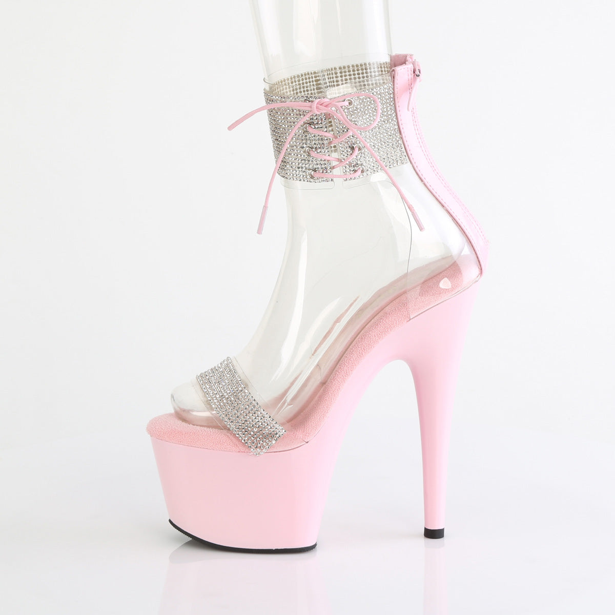 Pleaser   ADORE-727RS CLR-B. Rosa/b. Rosa