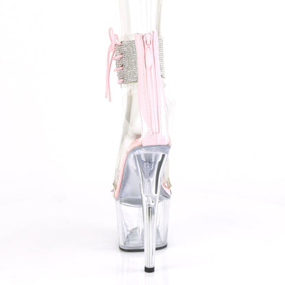 Pleaser Sandalias para mujer ADORE-727rs clr-b. Rosa / clr