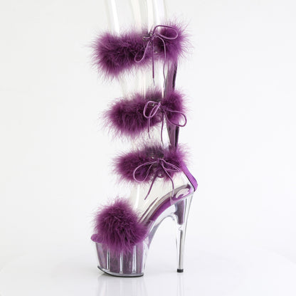 Pleaser   ADORE-728f CLR-PURPLE FUR/M