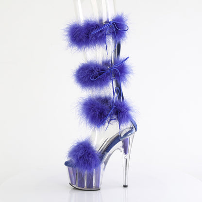 Pleaser   ADORE-728F Clr-Royal Blue Fur/M
