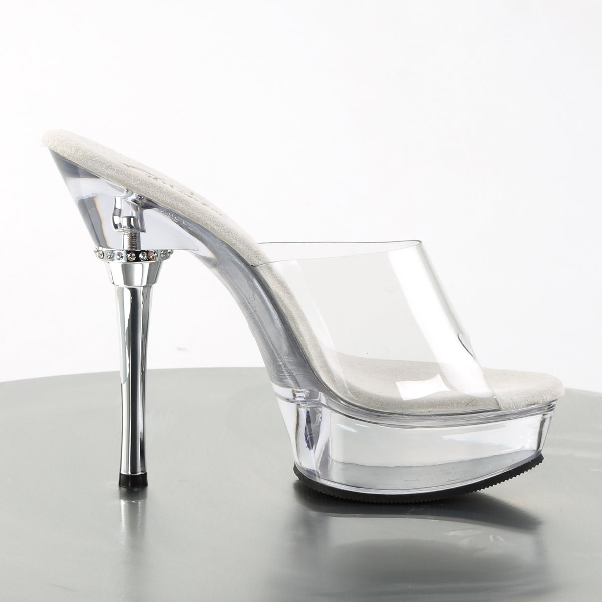 Pleaser Womens Sandals ALLURE-601 Clr/Clr