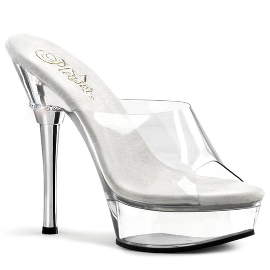 Pleaser Womens Sandals ALLURE-601 Clr/Clr