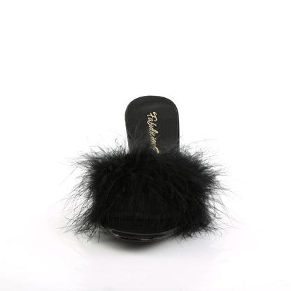 Fabulicious Sandalias para mujer AMOUR-03 BLK PU-PEL