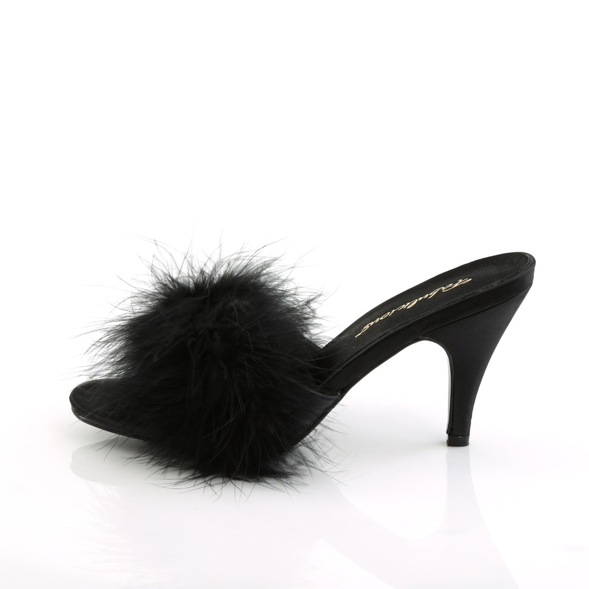 Fabulicious Sandalias para mujer AMOUR-03 BLK PU-PEL