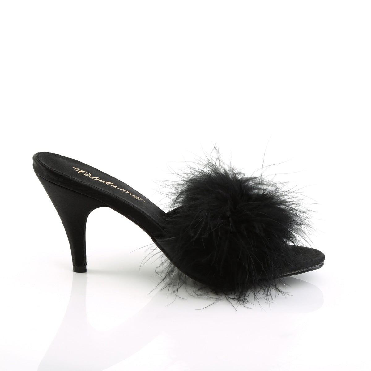 Fabulicious Sandalias para mujer AMOUR-03 BLK PU-PEL