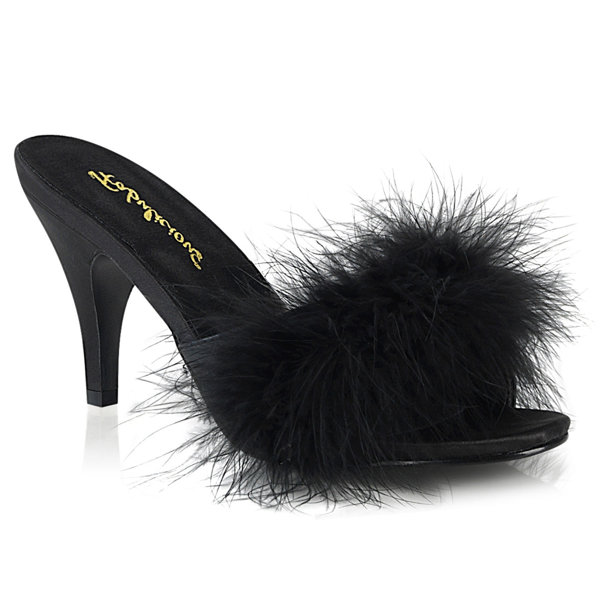 Fabulicious Sandalias para mujer AMOUR-03 BLK PU-PEL