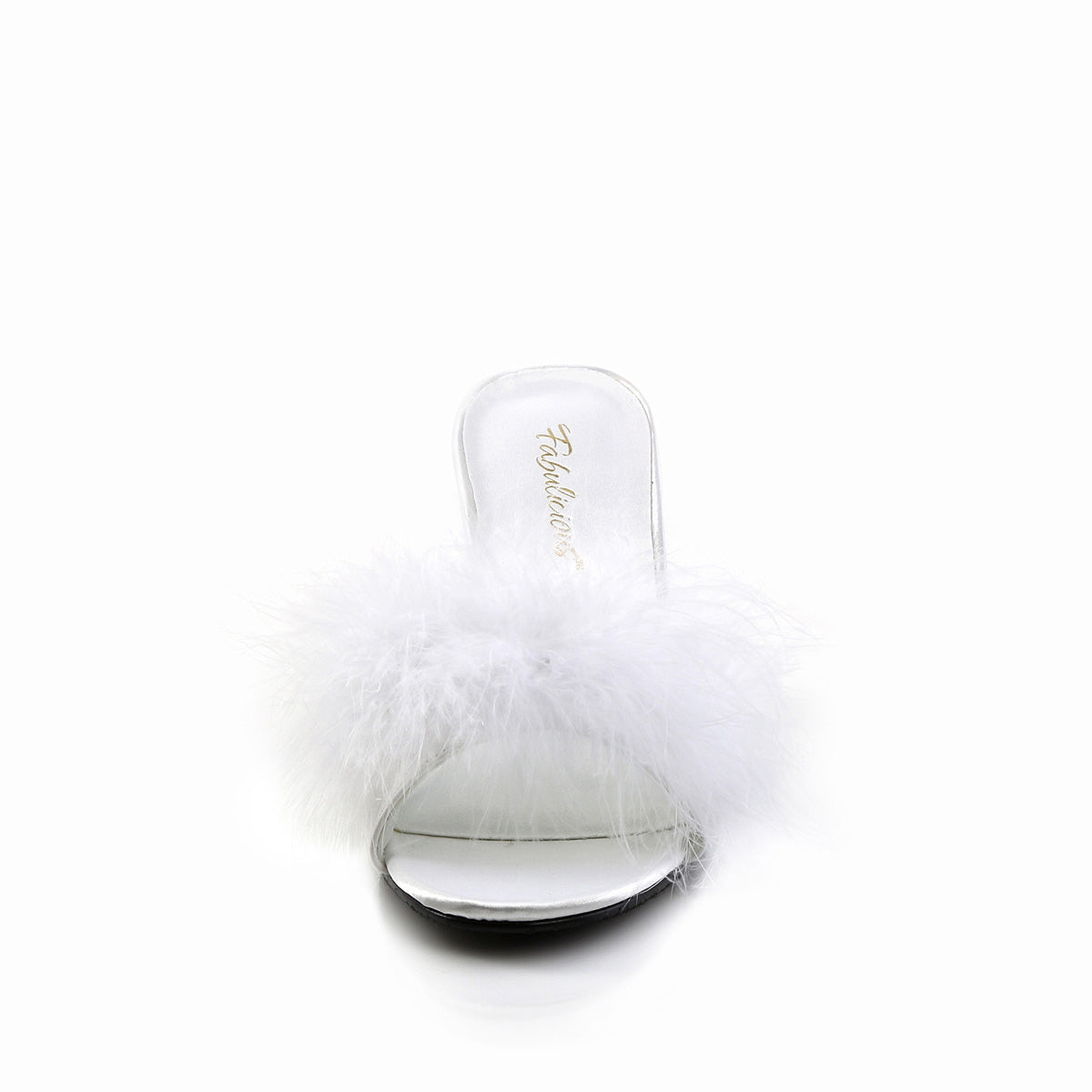Fabulicious Sandalias para mujer AMOUR-03 WHT PU-PEL