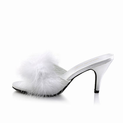 Fabulicious Sandalias para mujer AMOUR-03 WHT PU-PEL