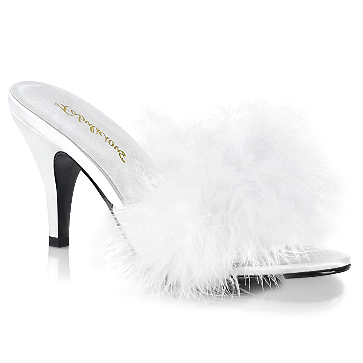 Fabulicious Sandalias para mujer AMOUR-03 WHT PU-PEL
