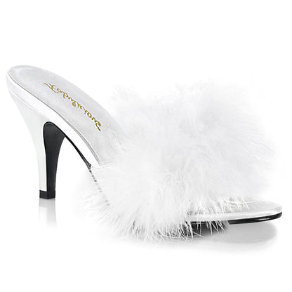 Fabulicious Sandalias para mujer AMOUR-03 WHT PU-PEL