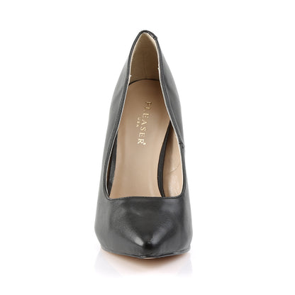 Pleaser Bombas para mujer AMUSE-20 bLK Faux Cuero