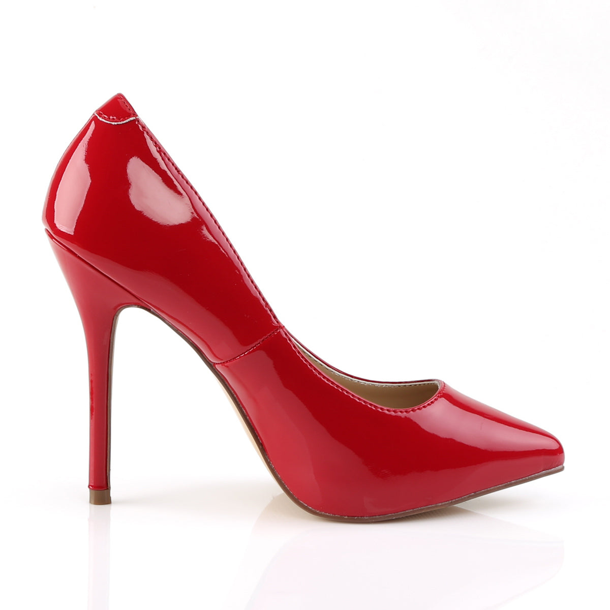 Pleaser Bombas para mujer AMUSE-20 palmadita roja