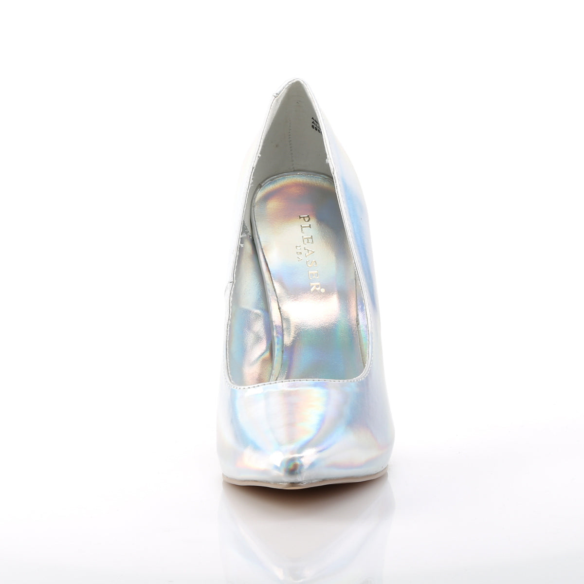 Pleaser Bombas para mujer AMUSE-20 SLV Holograma PU