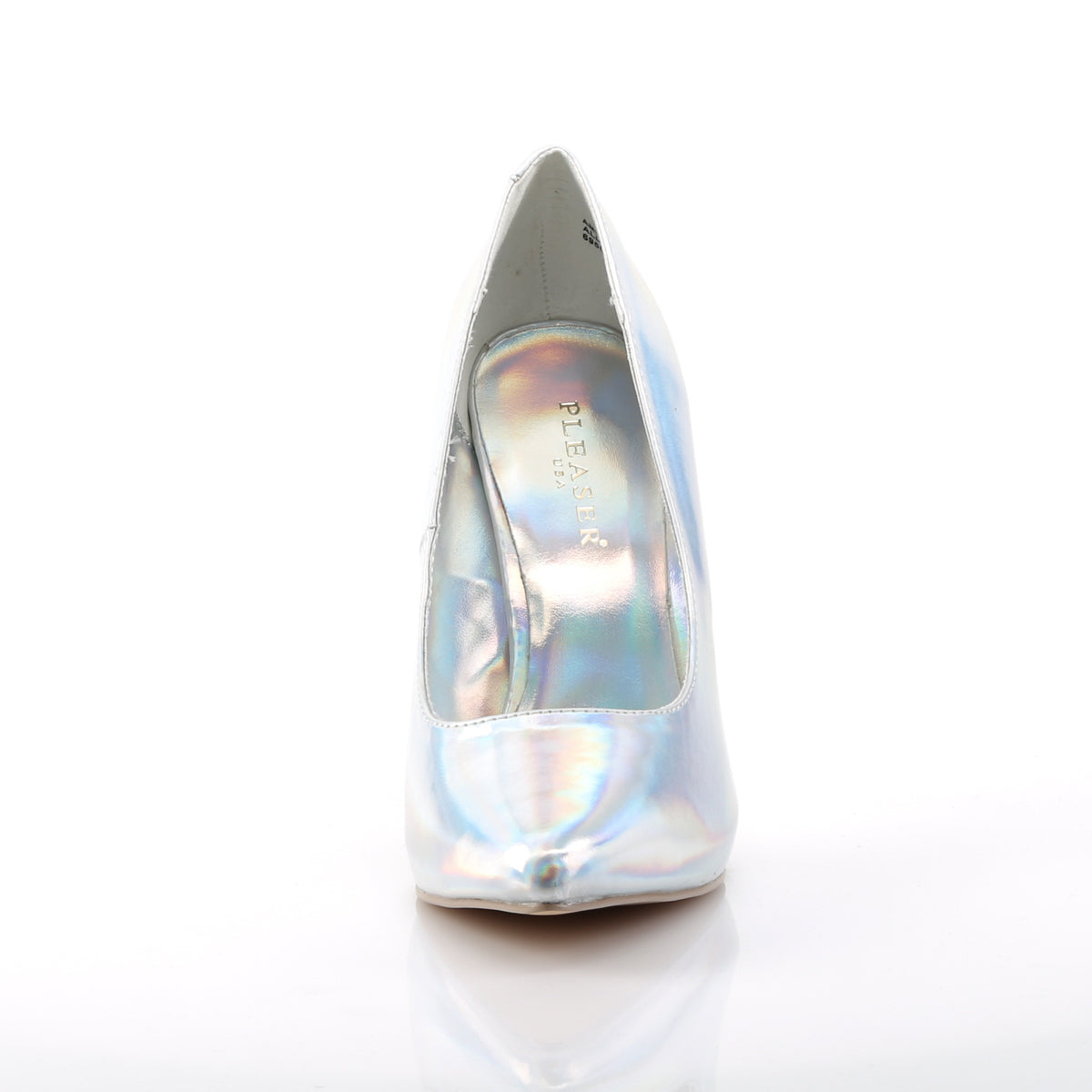 Pleaser Womens Pumps AMUSE-20 Slv Hologram Pu