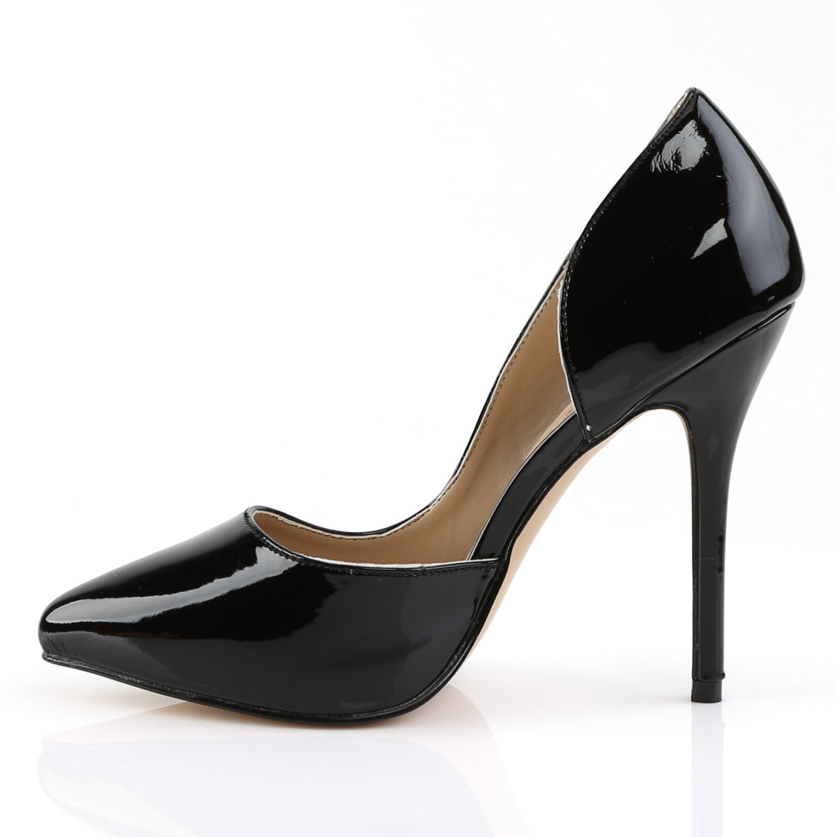 Pleaser Bombas para mujer AMUSE-22 BLK PAT
