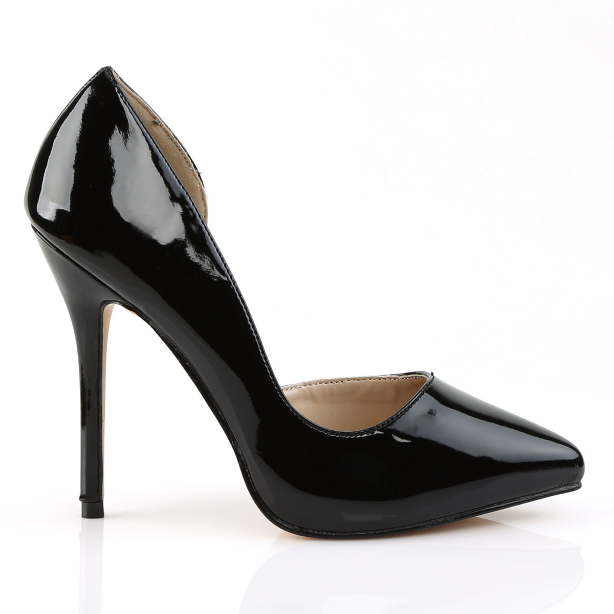 Pleaser Bombas para mujer AMUSE-22 BLK PAT