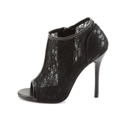 Fabulicious Sandalias para mujer AMUSE-56 Malla de encaje blk
