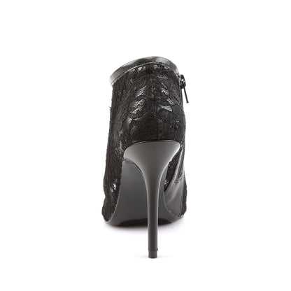 Fabulicious Sandalias para mujer AMUSE-56 Malla de encaje blk