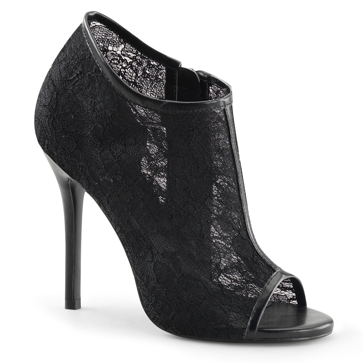 Fabulicious Sandalias para mujer AMUSE-56 Malla de encaje blk