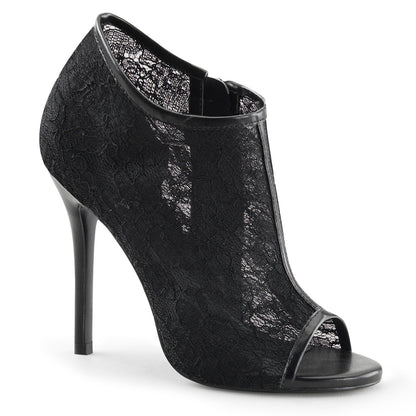 Fabulicious Sandalias para mujer AMUSE-56 Malla de encaje blk