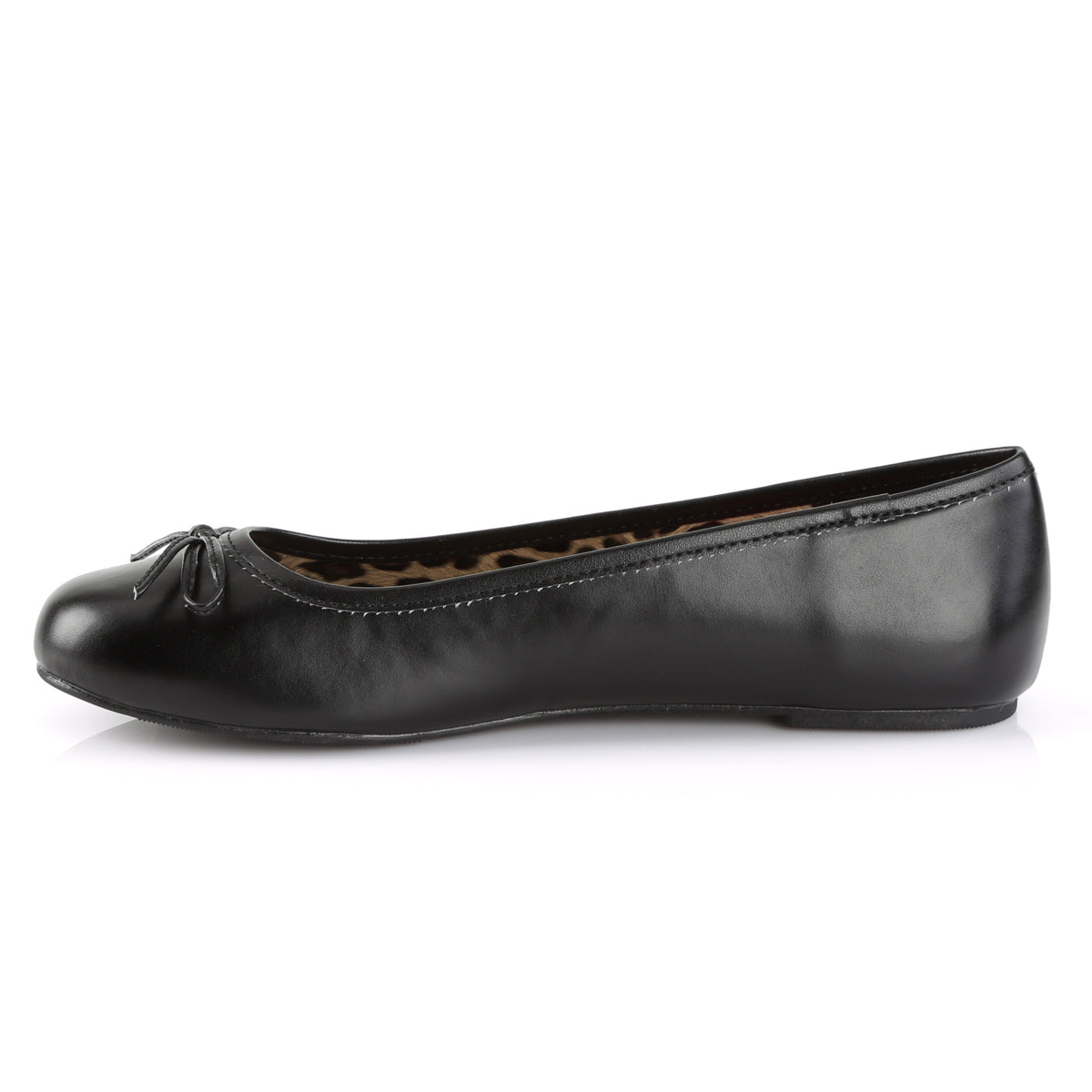 Pleaser Pink Label Bombas para mujer ANNA-01 Blk Faux Cuero