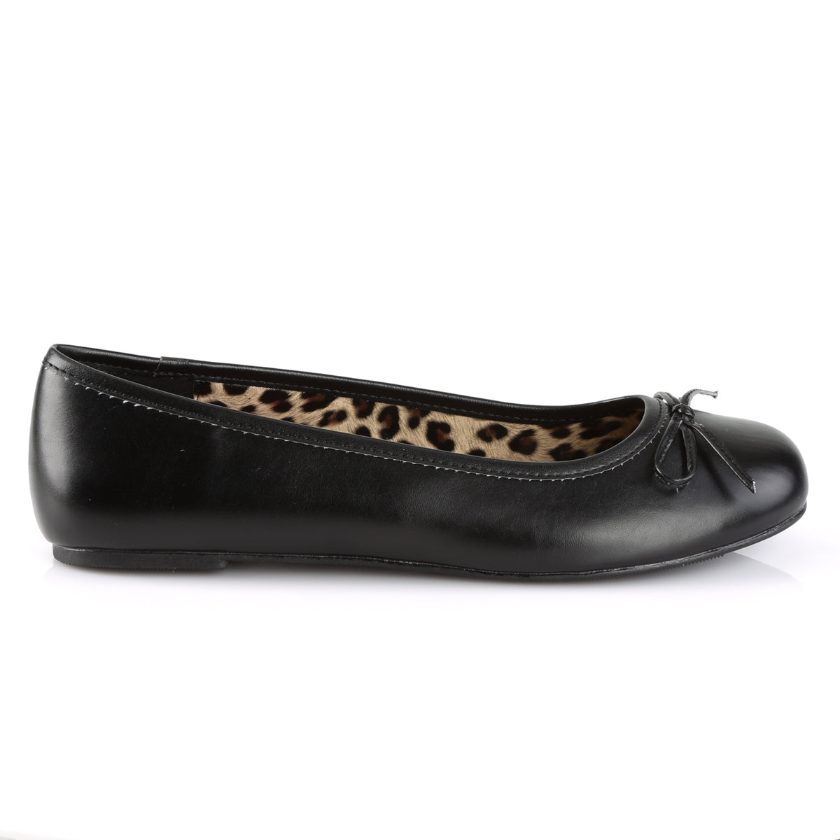 Pleaser Pink Label Bombas para mujer ANNA-01 Blk Faux Cuero
