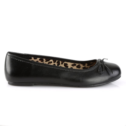 Pleaser Pink Label Bombas para mujer ANNA-01 Blk Faux Cuero