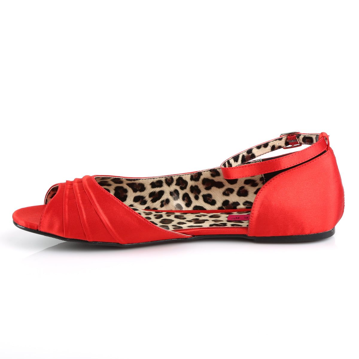 Pleaser Pink Label Bombas para mujer ANNA-03 satinado rojo