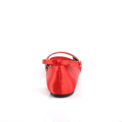 Pleaser Pink Label Bombas para mujer ANNA-03 satinado rojo