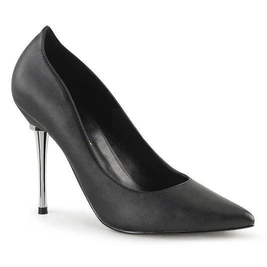 Pleaser Bombas para mujer APPEAL-20 bLK Faux Cuero