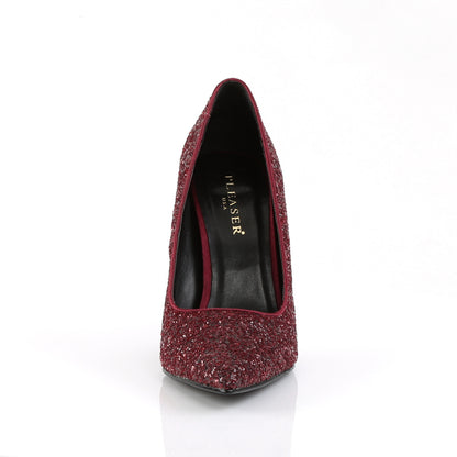 Pleaser Bombas para mujer APPEAL-20g Borgoña Gltr PU