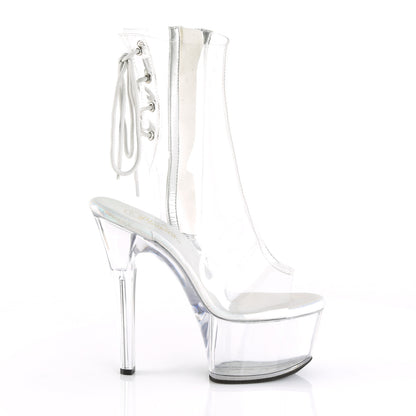 Pleaser Womens Ankle Boots ASPIRE-1018C Clr/Clr