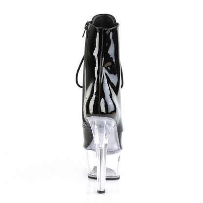Pleaser Botas de tobillo para mujer ASPIRE-1021 BLK PAT / CLR