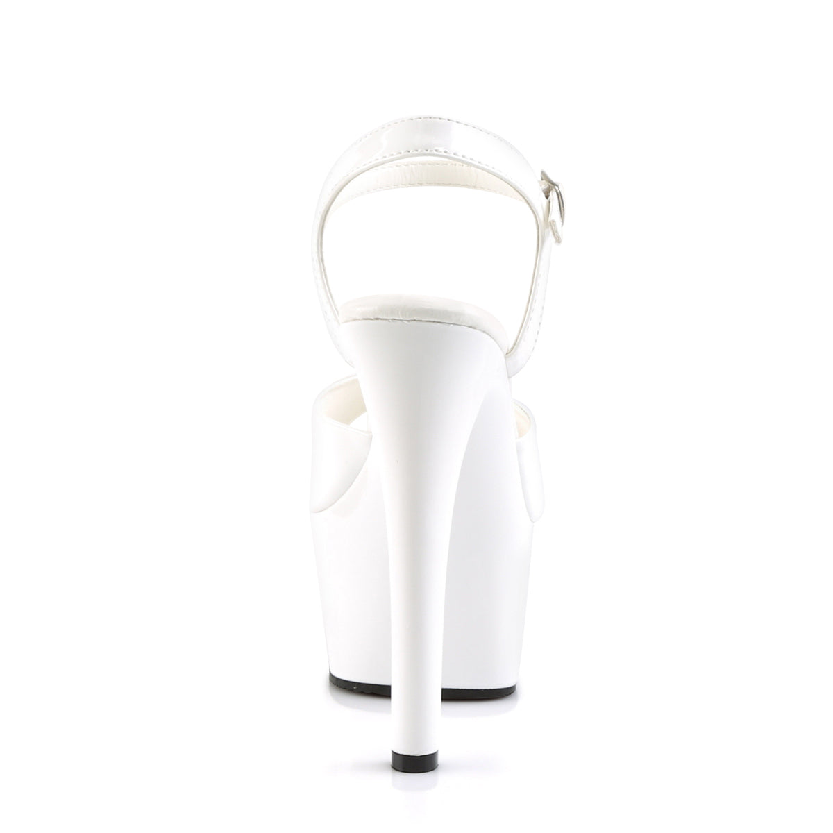 Pleaser Sandalias para mujer ASPIRE-609 WHT PAT / WHT
