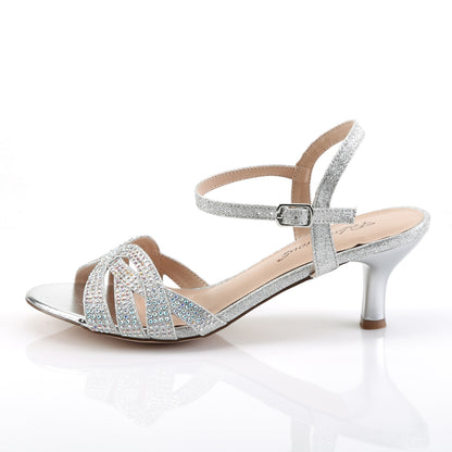 Fabulicious Sandalias para mujer AUDREY-03 SLV Shimming Tele