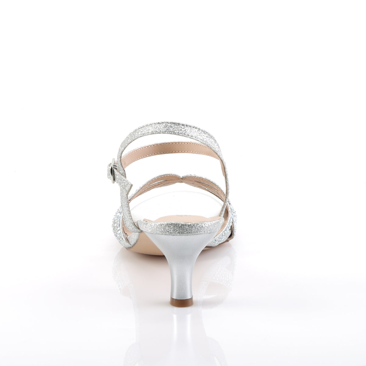 Fabulicious Sandalias para mujer AUDREY-03 SLV Shimming Tele