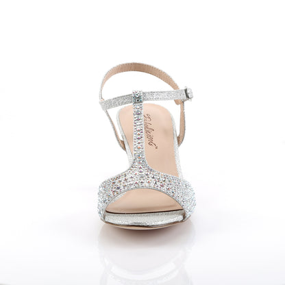 Fabulicious Sandalias para mujer AUDREY-05 SLV Shimming Teject