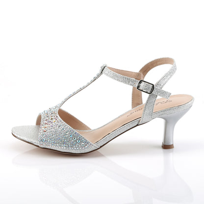 Fabulicious Sandalias para mujer AUDREY-05 SLV Shimming Teject