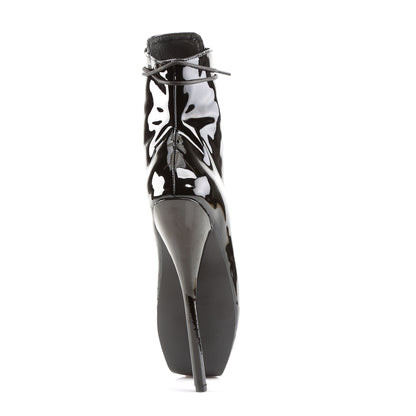 Devious Botas de tobillo para mujer Ballet-1020 BLK PAT