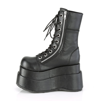 DemoniaCult Botas de mujer BEAR-265 BLK de cuero vegano
