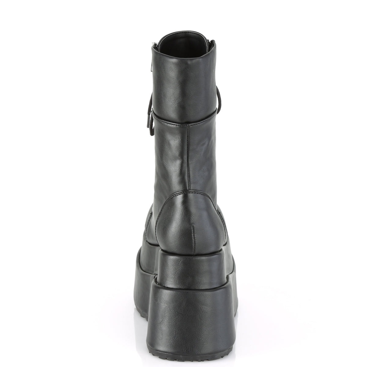 DemoniaCult Botas de mujer BEAR-265 BLK de cuero vegano