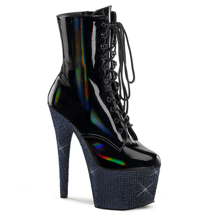 Pleaser  Botines BEJEWELED-1020-7 BLK Holo Pat/Midnight Blk RS