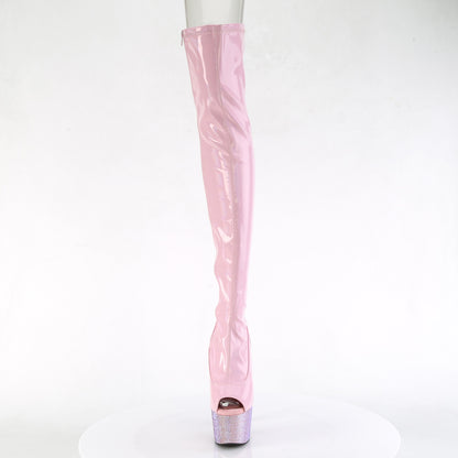 Pleaser  Botas BEJEWELED-3011-7 B. Pink Str Holo Pat/b. AB RS PINTO