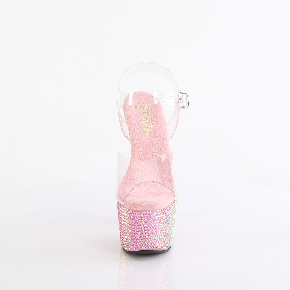 Pleaser   BEJEWELED-708RRS CLR/B. RS rosado