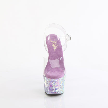 Pleaser   BEJEWELED-708RRS CLR/Lavender RS