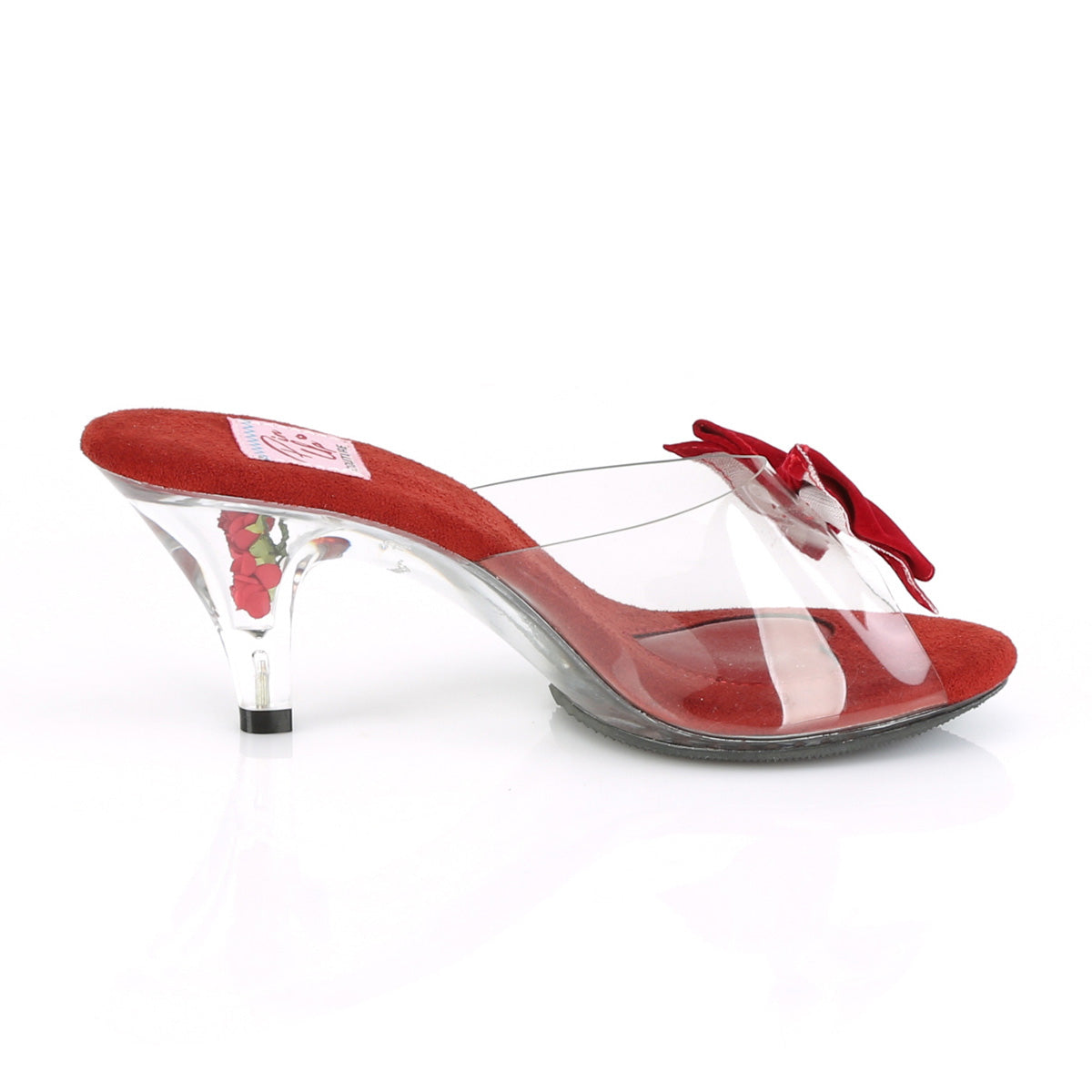 Pin Up Couture Bombas para mujer BELLE-301bow CLR-RED / CLR