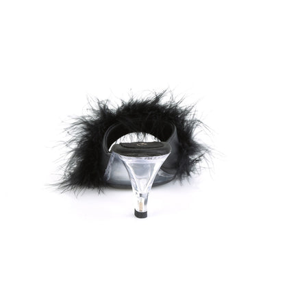 Fabulicious Sandalias para mujer BELLE-301F BLK PU-FOL-FOL / CLR