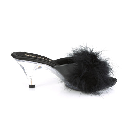 Fabulicious Sandalias para mujer BELLE-301F BLK PU-FOL-FOL / CLR